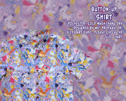 Digimon Angels Button-Up Shirt