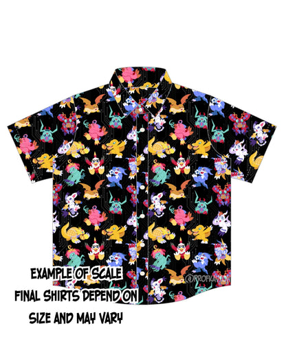Digimon Rookies Button-Up Shirt