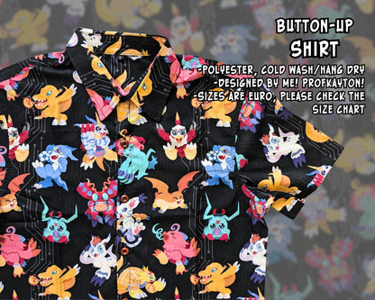 Digimon Rookies Button-Up Shirt