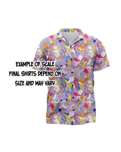 Digimon Angels Button-Up Shirt