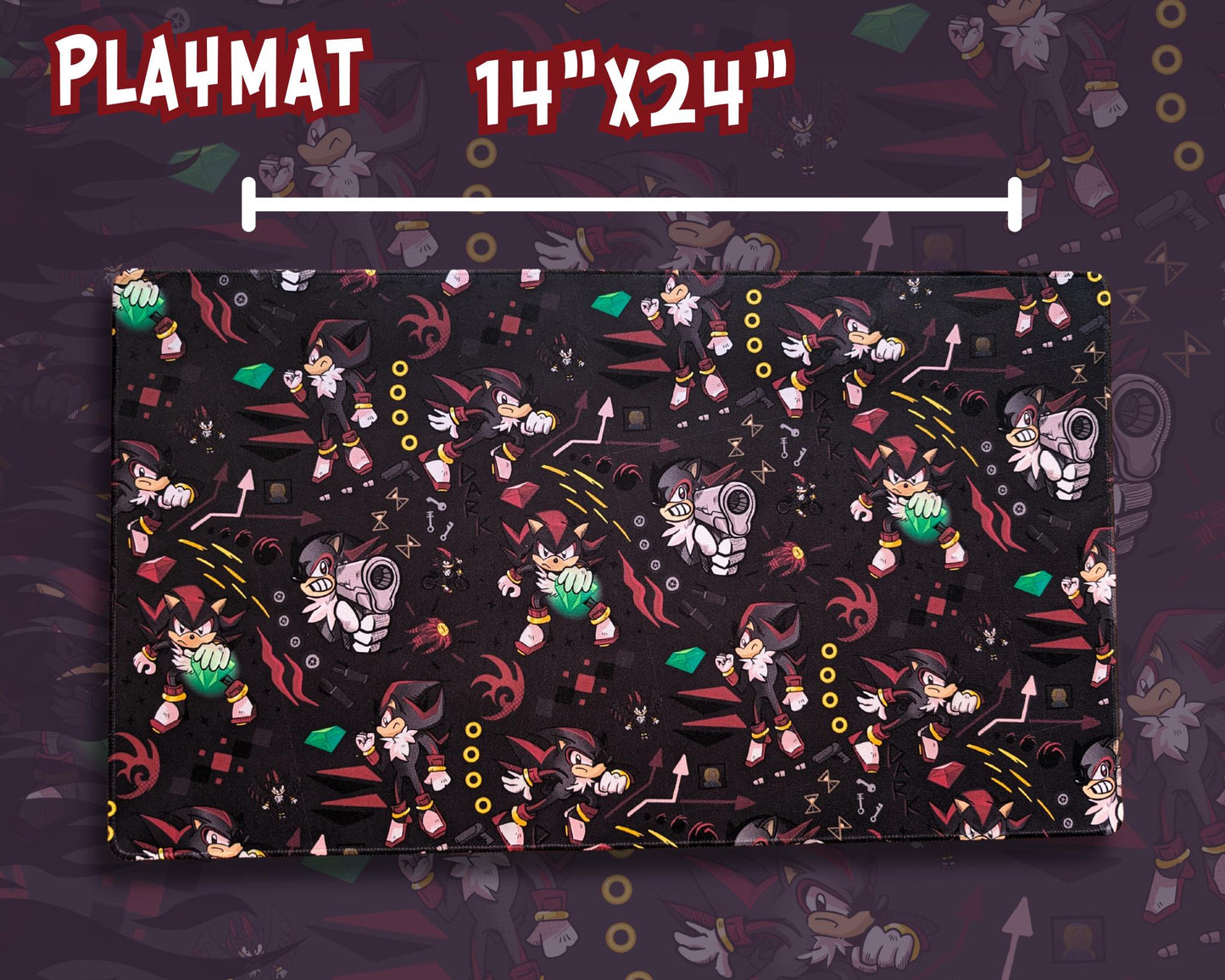 SHADOW the Hedgehog Mousepad and Playmat