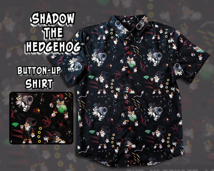 Sonic Shadow Button-Up Shirt