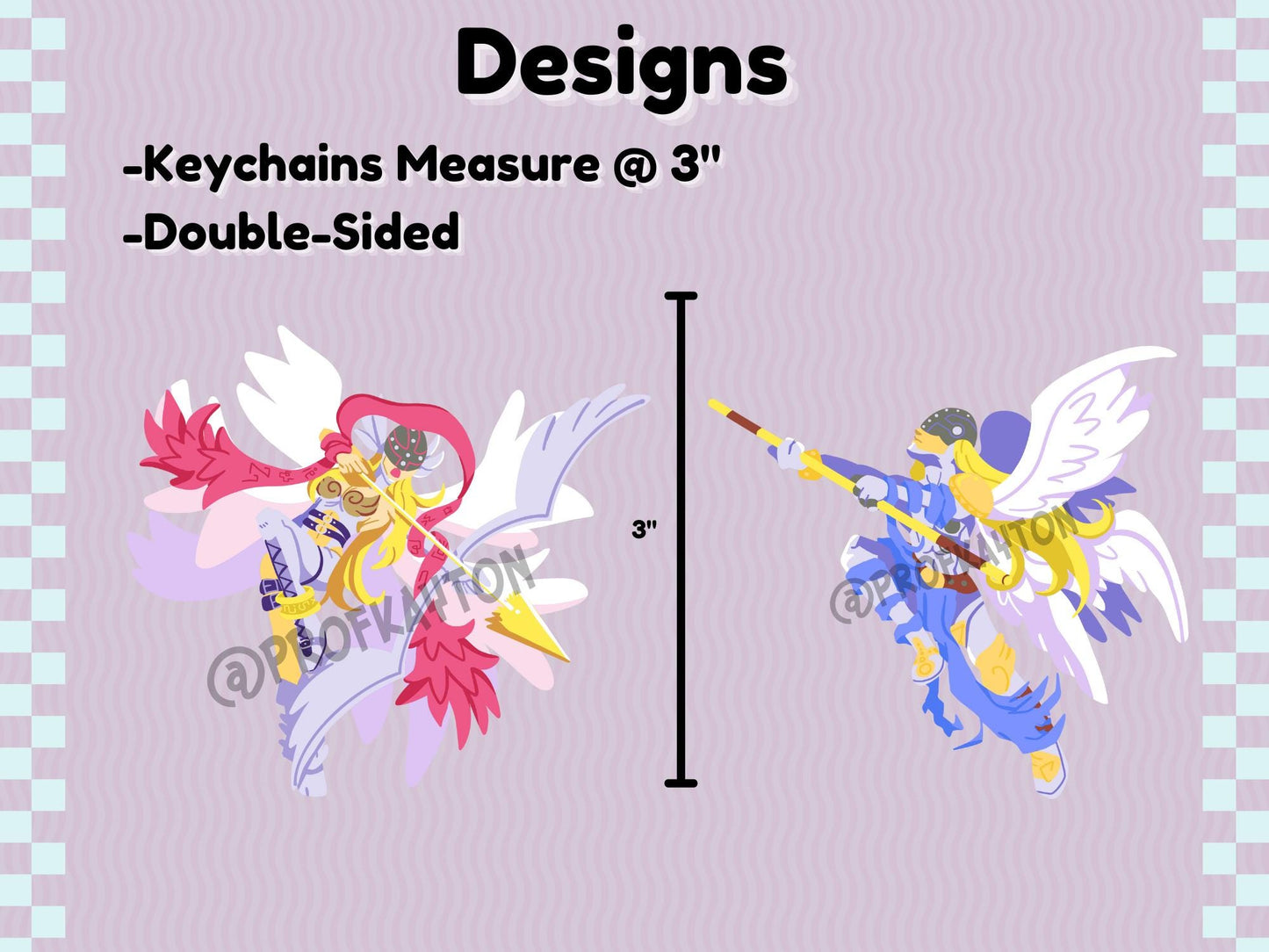 DIGIMON Angels Keychains