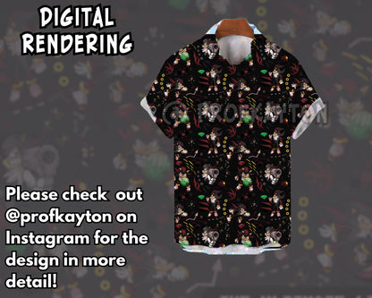 Sonic Shadow Button-Up Shirt