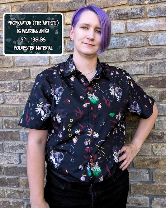 Sonic Shadow Button-Up Shirt