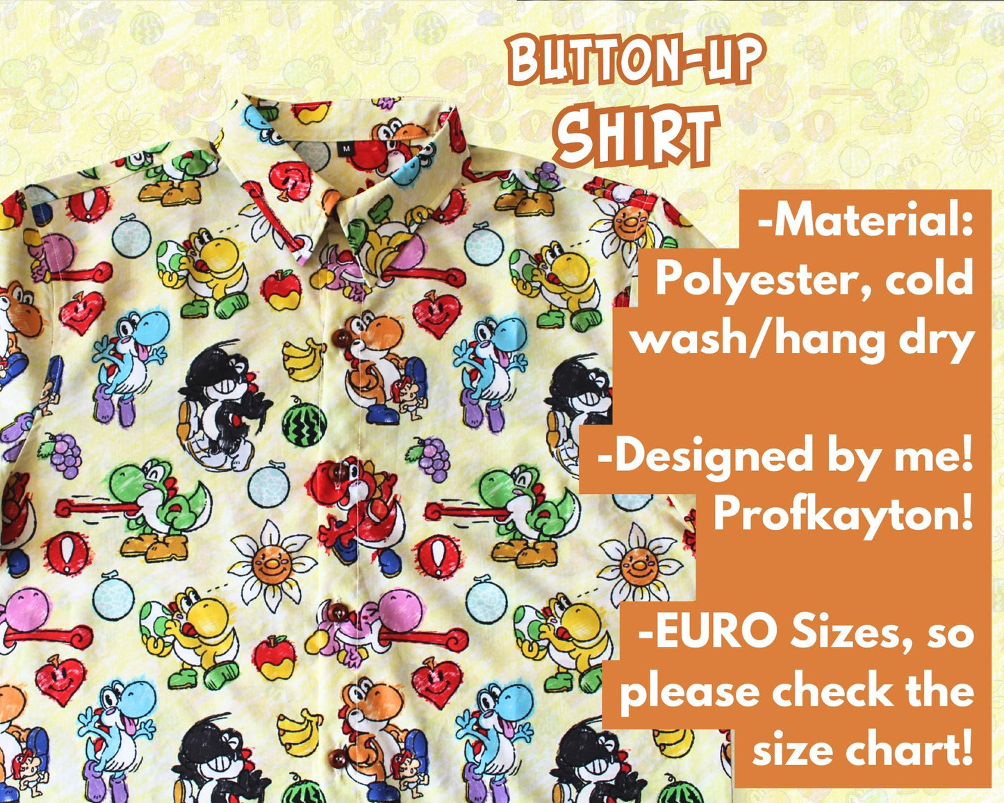 Nintendo Yoshi Button-Up Shirt