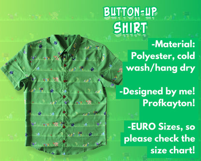 Nintendo Pikmin Button-Up Shirt