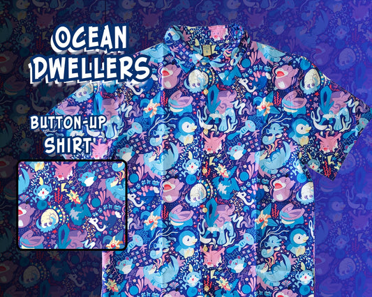 PKMN Water Button-Up Shirt