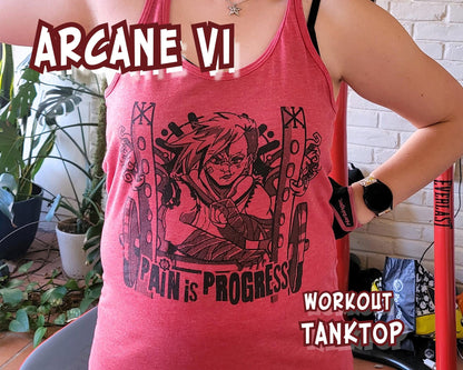 ARCANE Vi Workout Racerback Tank