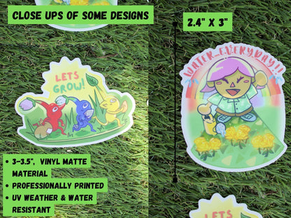Nintendo Garden Stickers