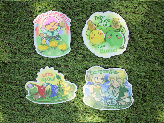 Nintendo Garden Stickers