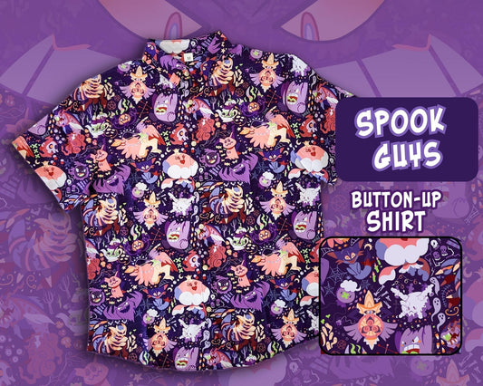 PKMN Ghost Button-Up Shirt