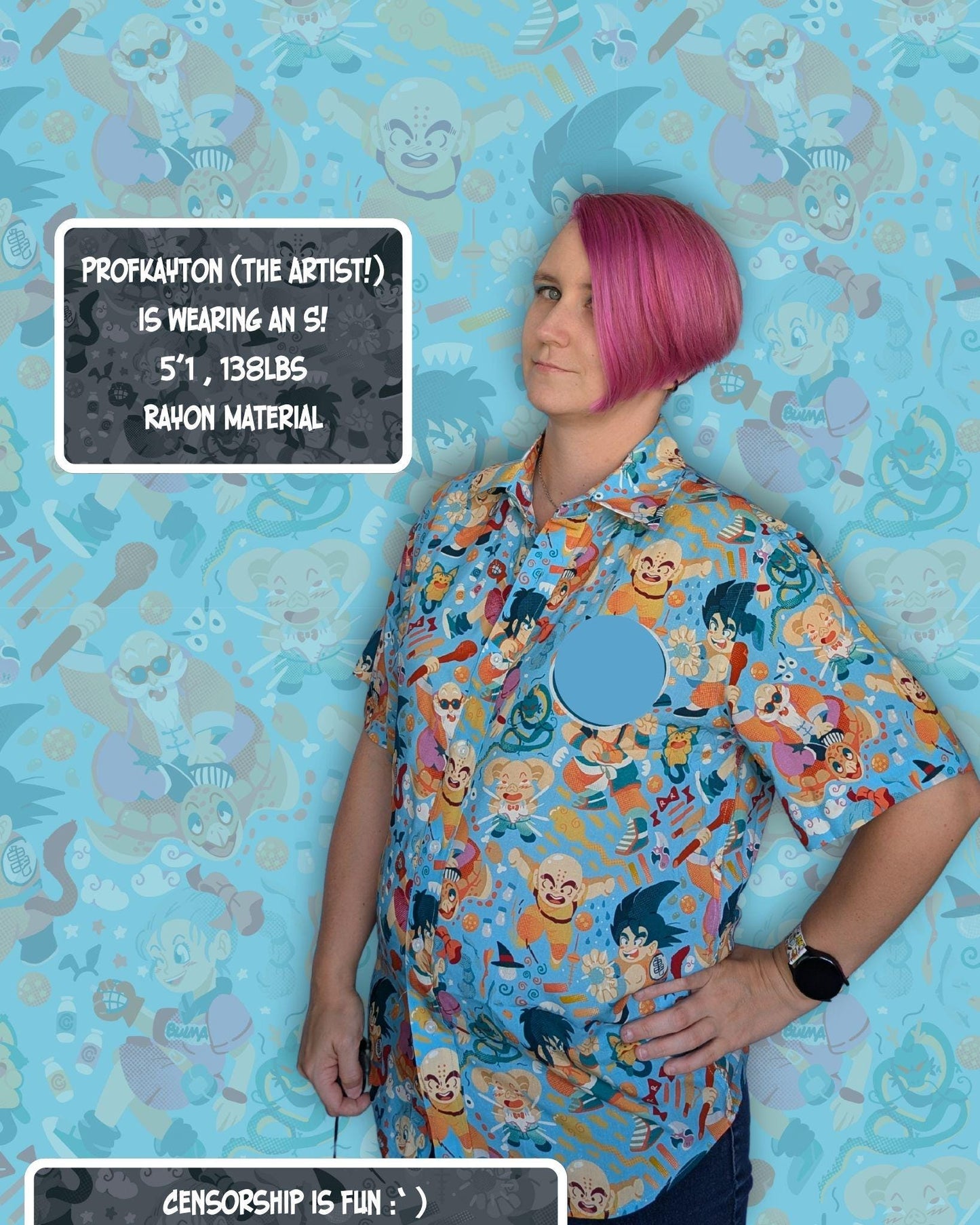 Dragon Ball Button-Up Shirt