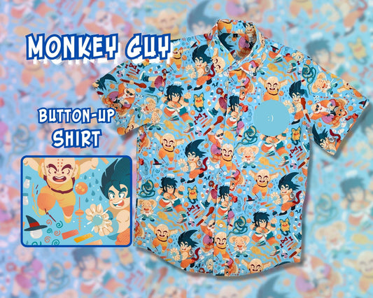 Dragon Ball Button-Up Shirt