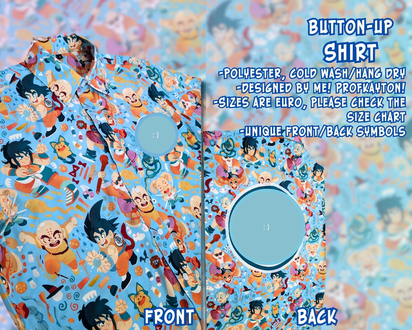 Dragon Ball Button-Up Shirt