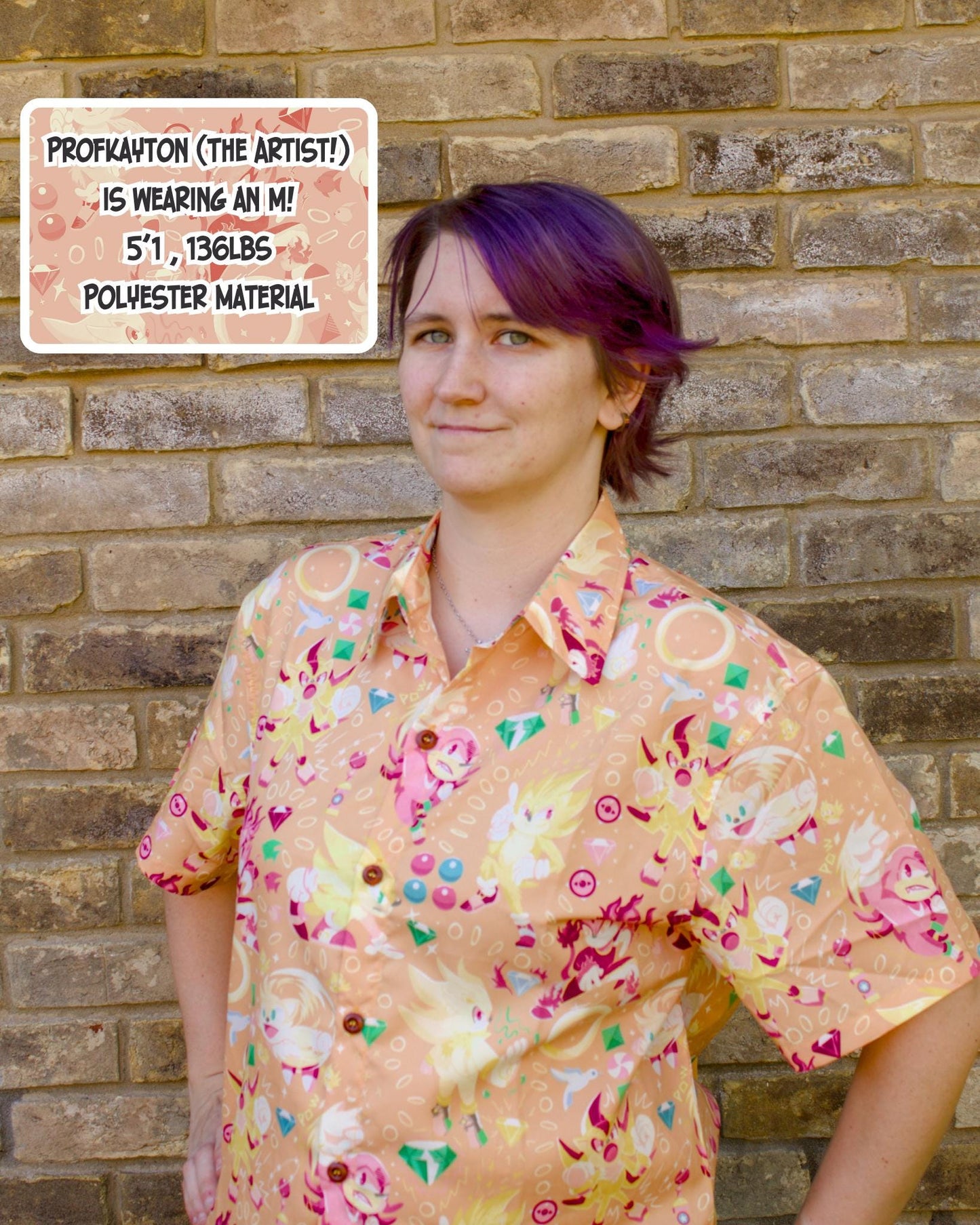 Sonic Super Button-Up Shirt