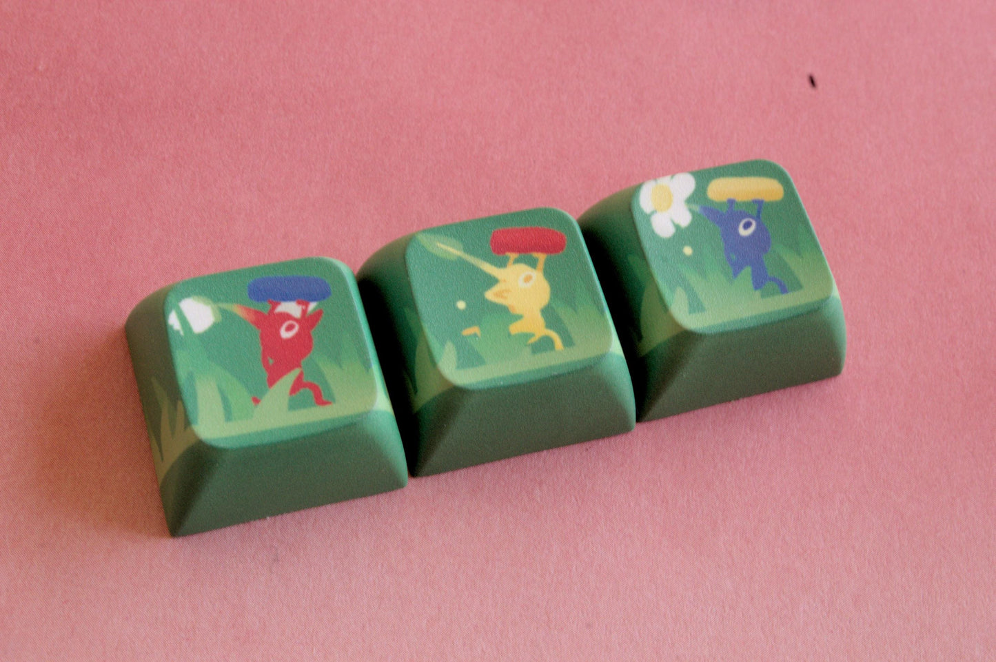 Gaming Keyboard Keycaps  | Sonic Pokemon Pikmin  | Keyboard | Office Decor