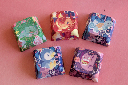 Gaming Keyboard Keycaps  | Sonic Pokemon Pikmin  | Keyboard | Office Decor