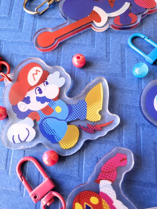 Smash Bros Keychain