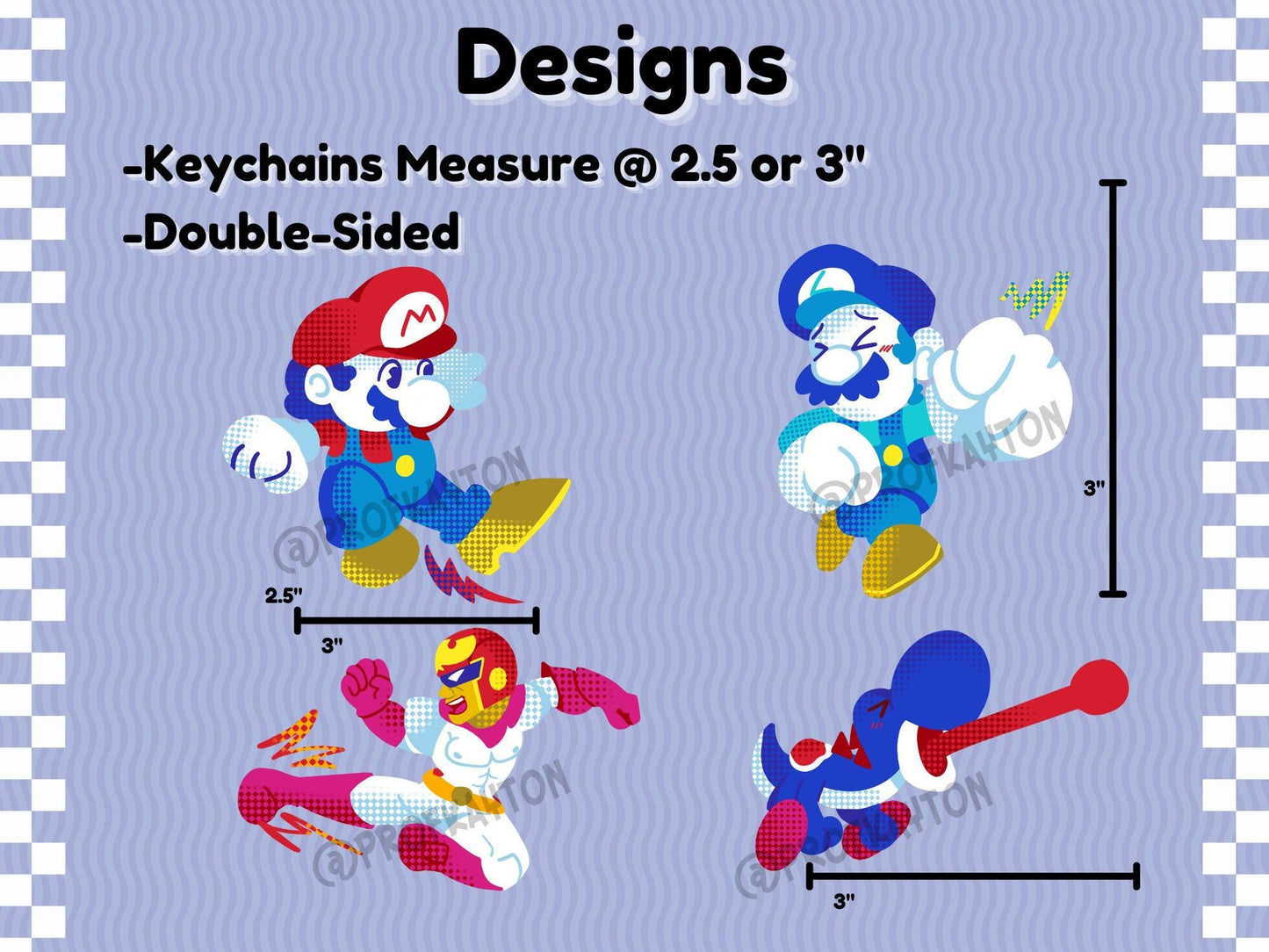 Smash Bros Keychain