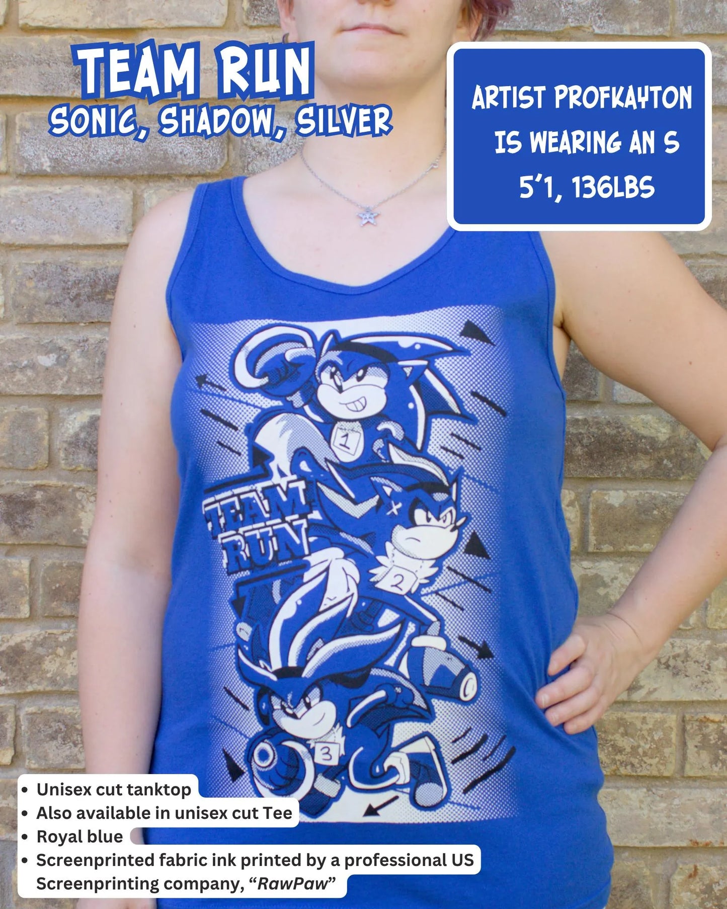 Sonic Run Tank & Tee