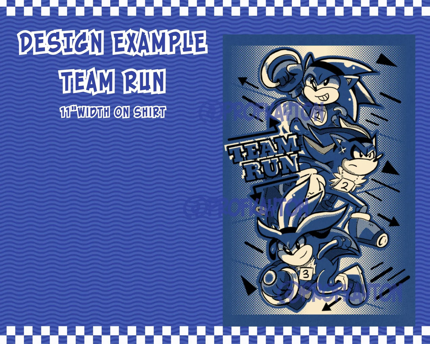 Sonic Run Tank & Tee