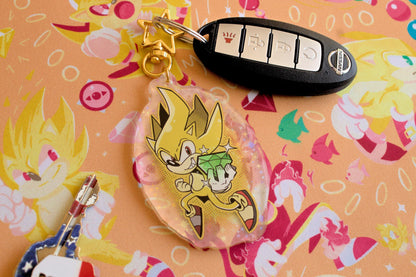 Sonic Super Keychain